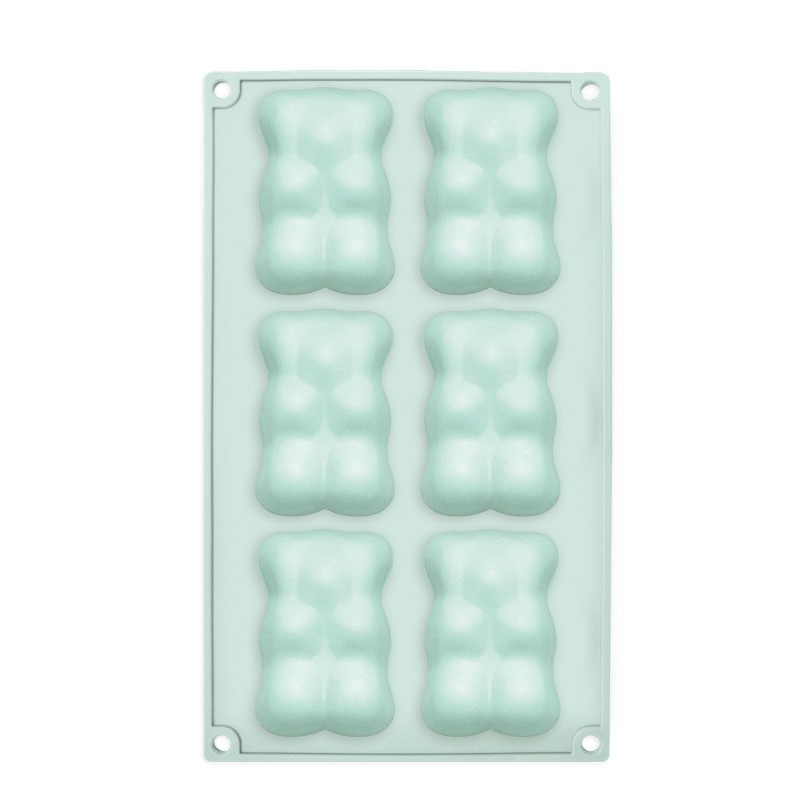 Moule Silicone 6 Oursons - Scrapcooking