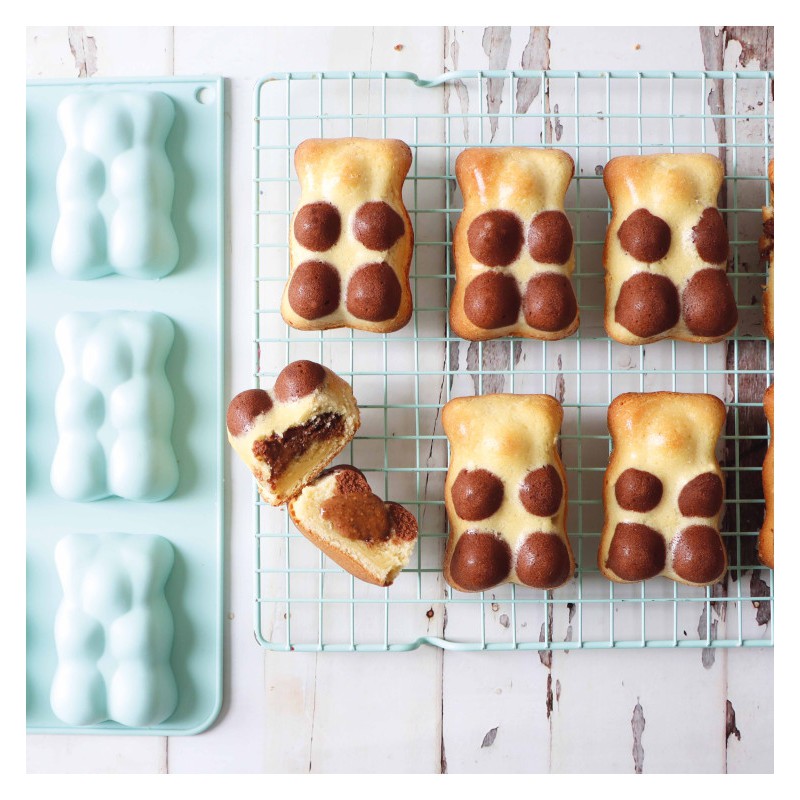 Moule Silicone 6 Oursons - Scrapcooking