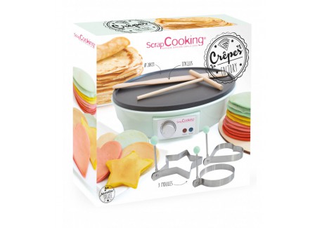 Crêpes Factory Appareil à Crêpes Electrique 28 cm  - Scrapcooking