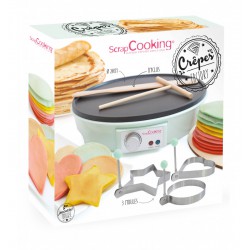 Crêpes Factory Elektrische Pannenkooekenmaker 28 cm - Scrapcooking Crêpes Factory Elektrische Pannenkooekenmaker 28 cm - Scrapcooking