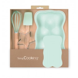 Coffret Moule en Silicone Emporte-pièces Ourson 4 pcs  - Scrapcooking Coffret Moule en Silicone Emporte-pièces Ourson 4 pcs  - Scrapcooking