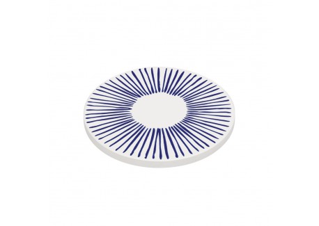 Nordic Sous Verre Rond en Céramique Lines 11 cm  - Zassenhaus