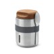 Thermos RVS Lunchbox met Elastiek Grijs 550 ml - Black+Blum