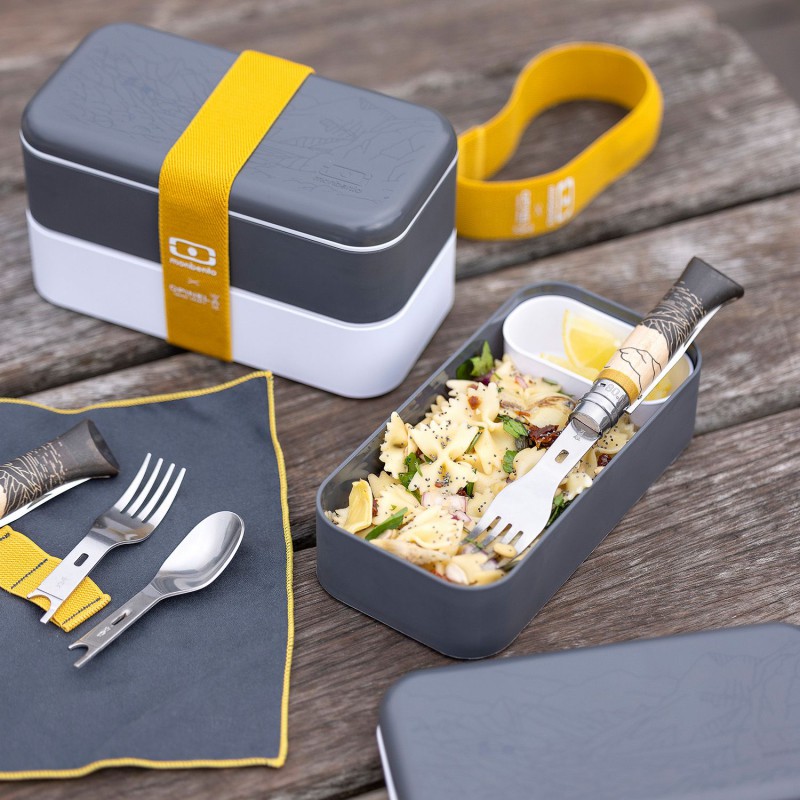 Lunchbox avec couverts RPET finition liège - ENVIRONNEMENT & NATURE