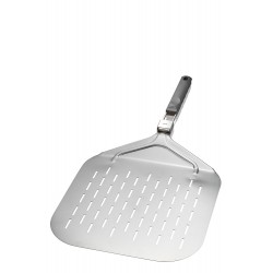 Geperforeerde Pizzaschep met Inklapbare Handgreep 63x32 cm - Gefu Geperforeerde Pizzaschep met Inklapbare Handgreep 63x32 cm - Gefu