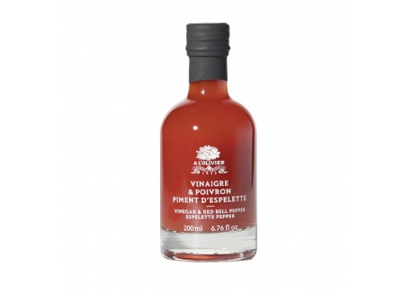 Vinaigre Pulpe de Poivrons & Piment d'Espelette 200 ml - A l'Olivier