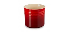 Grand Pot à Ustensiles Rouge Cerise 2,3L 