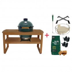 Starterspack Table Eucalyptus Barbecue Kamado Large 9 pcs - Big Green Egg Starterspack Table Eucalyptus Barbecue Kamado Large 9 pcs - Big Green Egg
