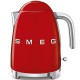 Bouilloire Electrique 1,7 L Inox Rouge KLF03RDEU - Smeg