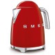Bouilloire Electrique 1,7 L Inox Rouge KLF03RDEU - Smeg