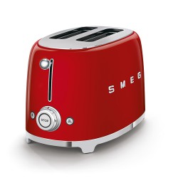 Broodrooster 2 Sneetjes Rood RVS TSF01RDEU - Smeg Broodrooster 2 Sneetjes Rood RVS TSF01RDEU - Smeg