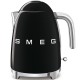 Bouilloire Electrique 1,7 L Inox Noir KLF03BLEU - Smeg