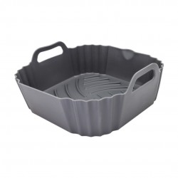 Siliconen Kookmand voord AirFryer 20x20 cm - Vin Bouquet Siliconen Kookmand voord AirFryer 20x20 cm - Vin Bouquet
