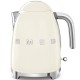 Bouilloire Electrique 1,7 L Inox Blanc Creme KLF03CREU - Smeg