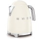 Bouilloire Electrique 1,7 L Inox Blanc Creme KLF03CREU - Smeg