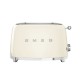 Broodrooster 2 Sneetjes Wiite Creme RVS TSF01CREU - Smeg