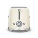 Broodrooster 2 Sneetjes Wiite Creme RVS TSF01CREU - Smeg