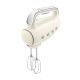 Witte Creme Creme Elektrische Hanmixer HMF01CREU - Smeg