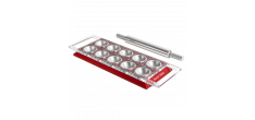 Tablet Ravioliplank 10 dlg Design  met Rolstok Rood