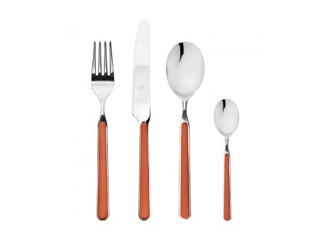 Fantasia Millenium Bestek 24 dlg Terracotta Rust - Mepra
