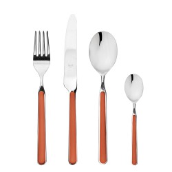 Fantasia Millenium Bestek 24 dlg Terracotta Rust - Mepra Fantasia Millenium Bestek 24 dlg Terracotta Rust - Mepra