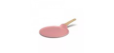 Incroyable Crêpière Anti-Adhésive  28 cm Rose Guimauve 