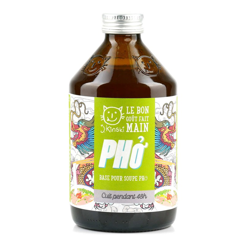 J.Kinski Bouillon de Base pour Soupe Vietnamienne Pho Bio 525 ml