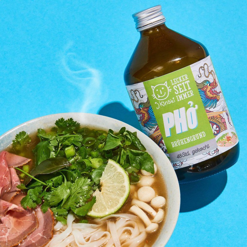 J.Kinski Bouillon de Base pour Soupe Vietnamienne Pho Bio 525 ml