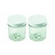 Set 2 pots faisselle Yaourtière 230 ml  - Cuisinart