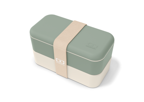 Original Bento LunchBox Natural Groen Made in France 1 L - MonBento