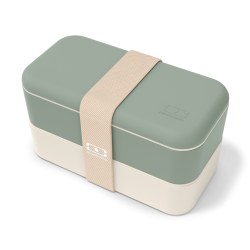 Original Bento LunchBox Vert Natural Made in France 1 L - MonBento Original Bento LunchBox Vert Natural Made in France 1 L - MonBento