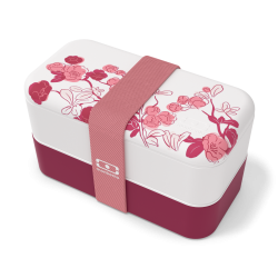 Original Bento LunchBox Magnolia Made in France 1 L - MonBento Original Bento LunchBox Magnolia Made in France 1 L - MonBento