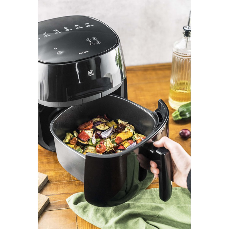 Enfinigy Black AirFryer Friteuse sans Huile à Air Chaud 4 L