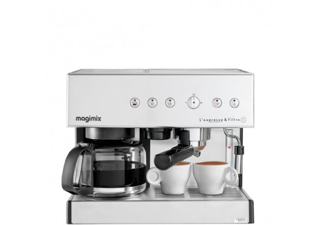 L'Expresso et Filtre Automatic Chrome Mat - Magimix