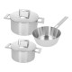 John Pawson 7 Primeur Kookgereiset Steelpannen RVS 3 stks - Demeyere