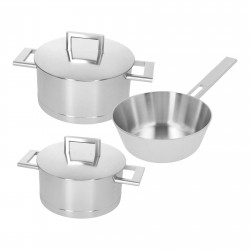 John Pawson 7 Primeur Kookgereiset Steelpannen RVS 3 stks - Demeyere
