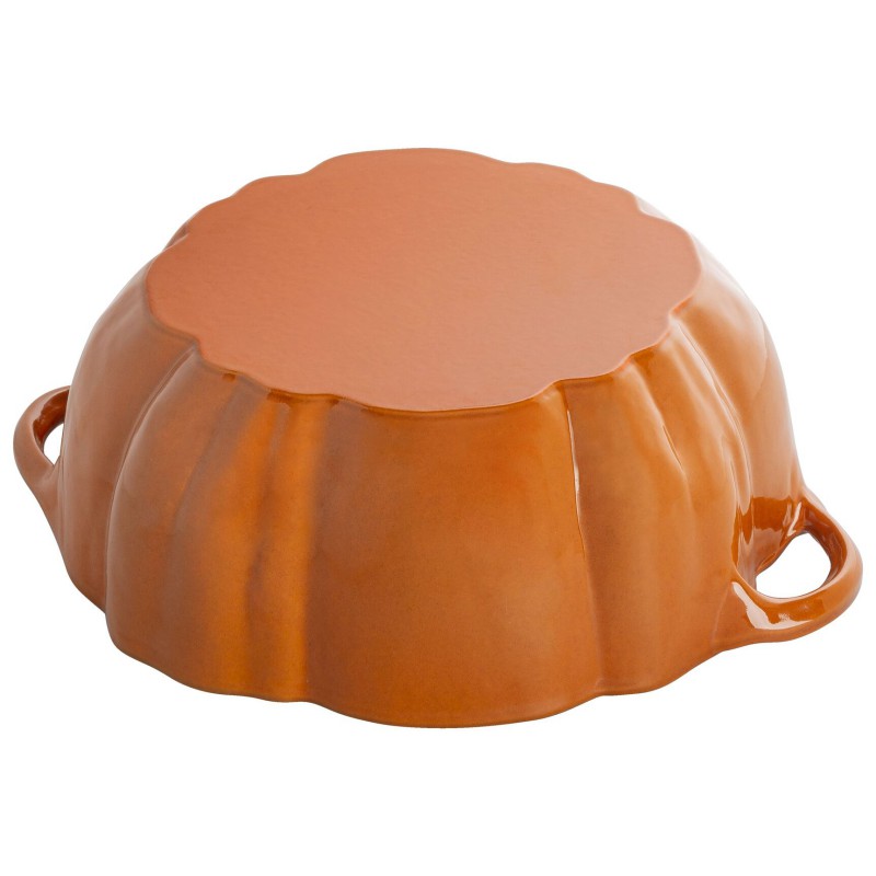 Gietijzeren Cocotte Pompoen 3,5 L Kaneel (24 cm) - Staub