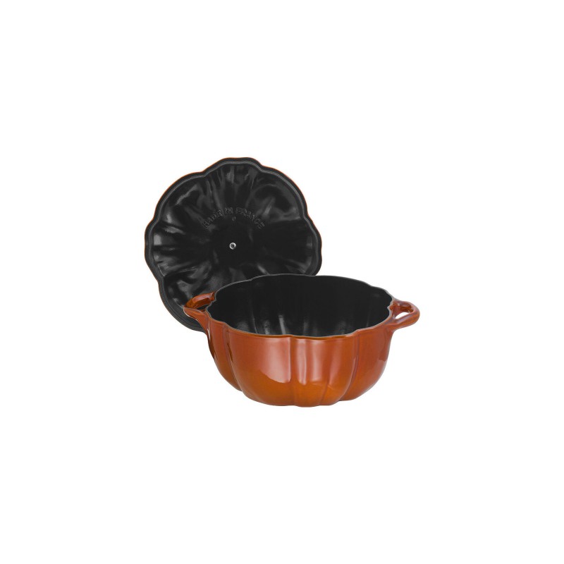 Gietijzeren Cocotte Pompoen 3,5 L Kaneel (24 cm) - Staub