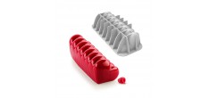 Moule en Silicone 3D Bûche Coeur 
