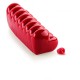 Moule en Silicone 3D Bûche Coeur  - Silikomart