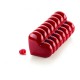 Moule en Silicone 3D Bûche Coeur  - Silikomart
