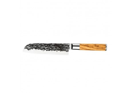 Olive Couteau Santoku 18 cm - Forged
