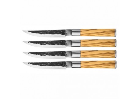 Olive Set de Couteaux à Steak 4 pcs - Forged