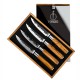 Olive Set de Couteaux à Steak 4 pcs - Forged