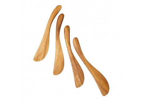 Tartineurs en Teck 4 pcs - Be Home