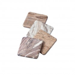 Sous Verre Carrés Marbre 4 pcs - Be Home Sous Verre Carrés Marbre 4 pcs - Be Home