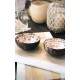 Bol en Noix de Coco Mosaïque Marron 14 cm - Noya