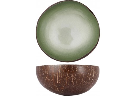 Bol en Noix de Coco Vert Menthe 14 cm - Noya
