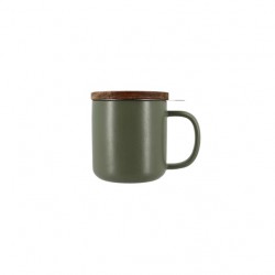 Tasse à Thé avec Infuseur 0,30 L Vert Kaki - Ogo Living Tasse à Thé avec Infuseur 0,30 L Vert Kaki - Ogo Living