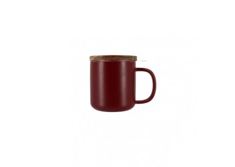 Tasse à Thé avec Infuseur 0,30 L Bordeaux  - Ogo Living